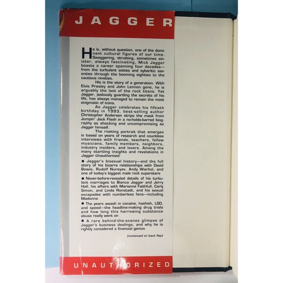 1993 Jagger Unauthorized By Christopher Andersen-Rolling Stones collectible - Picture 4 of 5